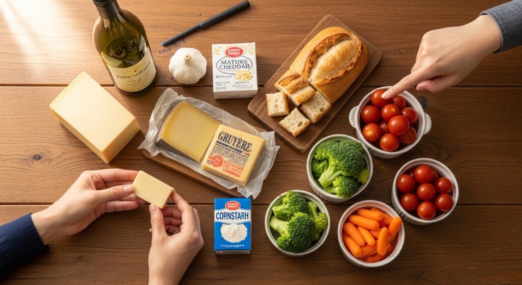 チーズフォンデュのコスパを上げる食材の選び方