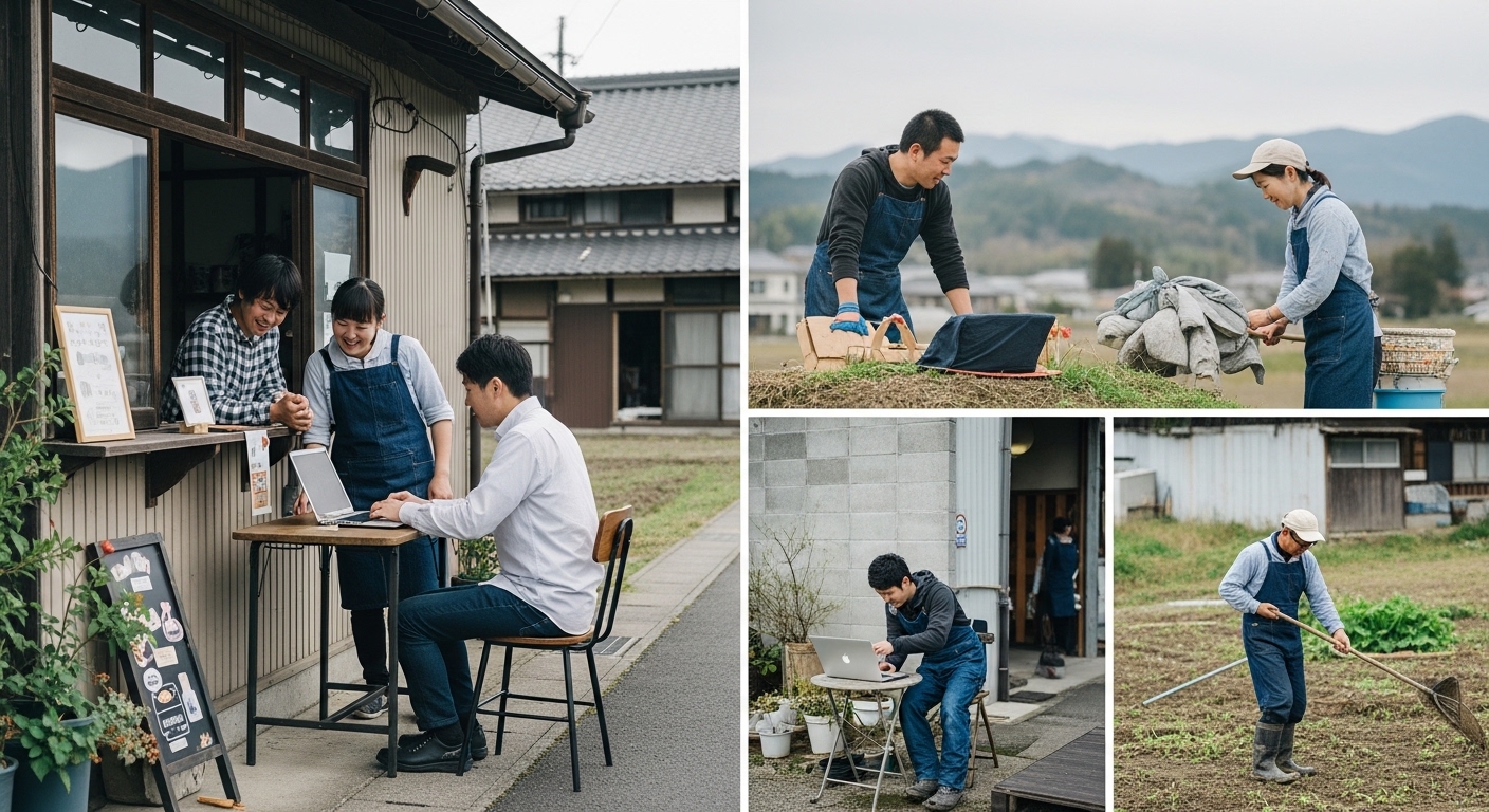 地域副業の比較で見えてくる未来！地域で副業モデルを導入し、循環強化策として活用する
