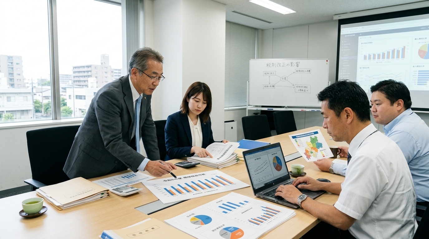 地域税収構造の特徴を解明！地域が税収減少に悩み、税収構造を再設計するための判断軸